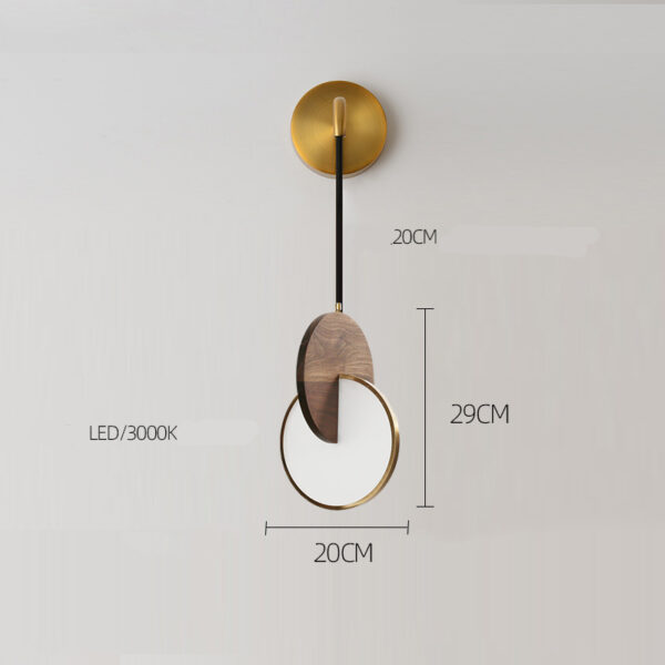 Zaina Walnut Long-line Light - Image 3