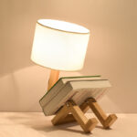 Zaina Desk Lamp Desk Wooden Simple