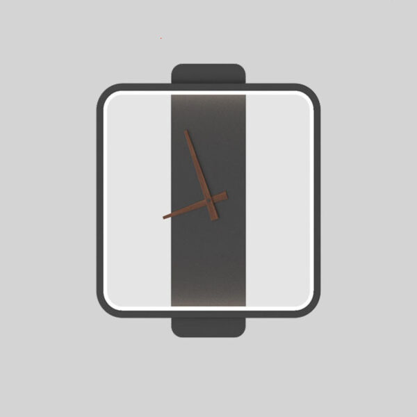 Zaina Nordic Clock Wall Lamp - Image 3