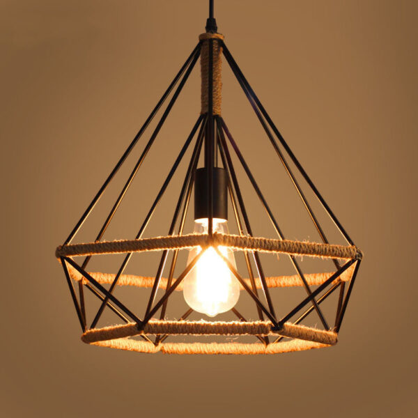 Zaina Rustic Twine Lamp - Image 2