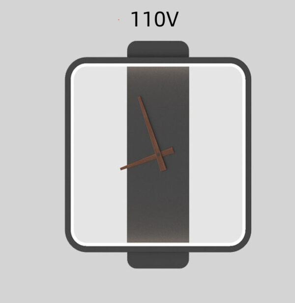 Zaina Nordic Clock Wall Lamp - Image 8