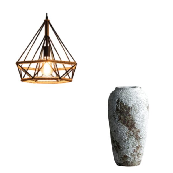 Zaina Rustic Twine Lamp - Image 6